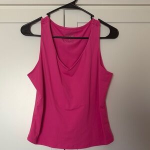 Vibrant Pink Sleeveless Tank Top